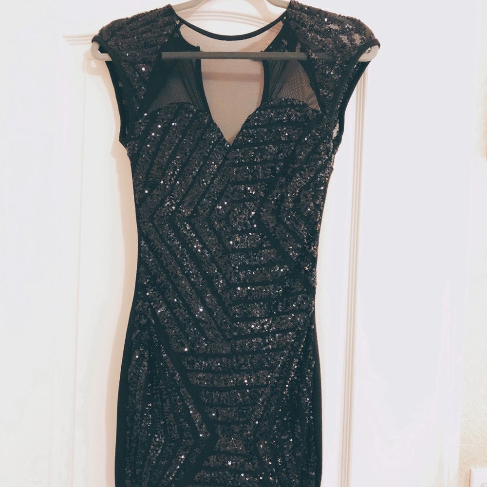 Holiday Party Sparkly LBD